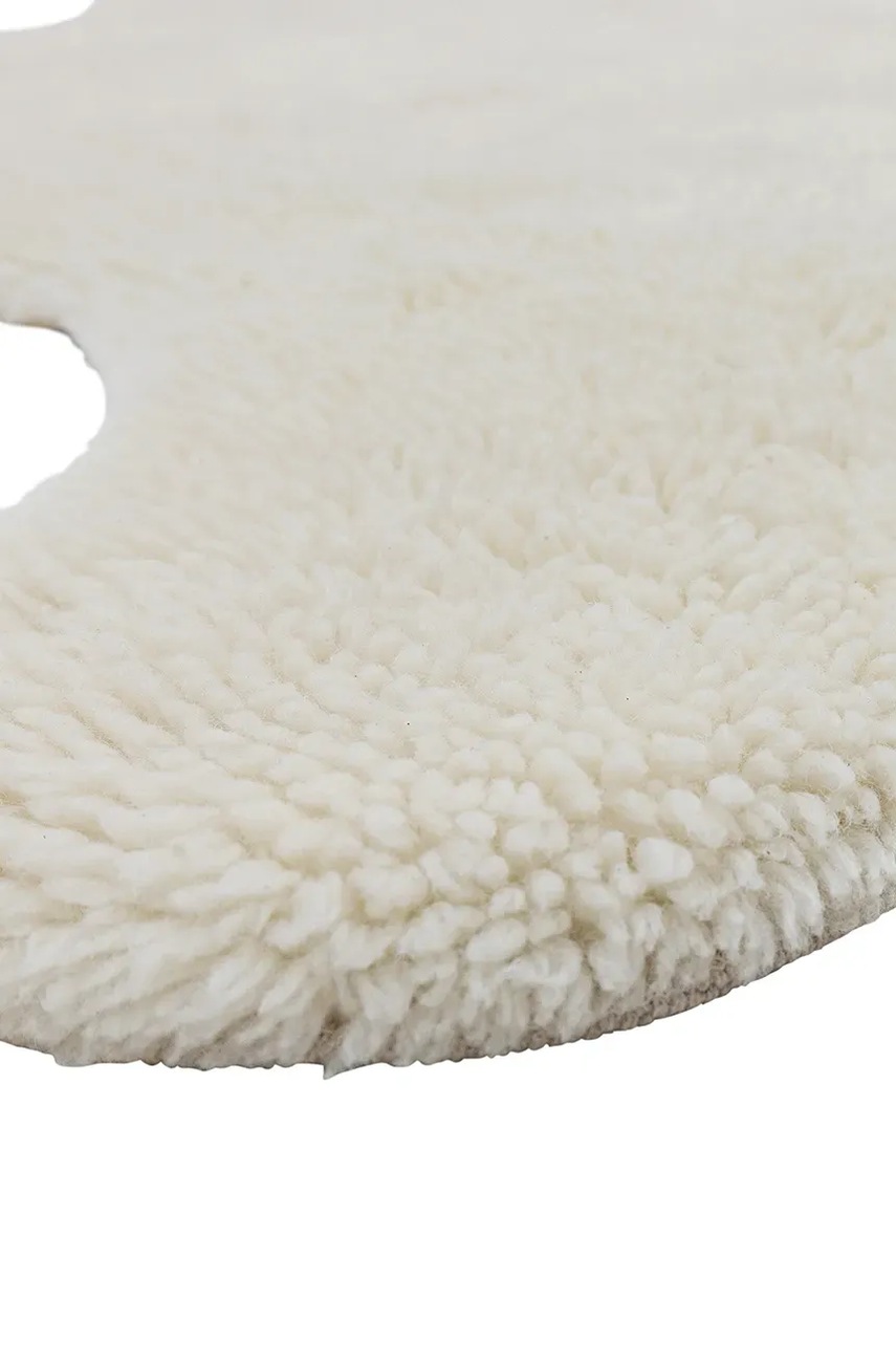 Μάλλινο χαλί Bloomingville Bear 200 x 140 cm χρώμα: μπεζ φωτογραφία