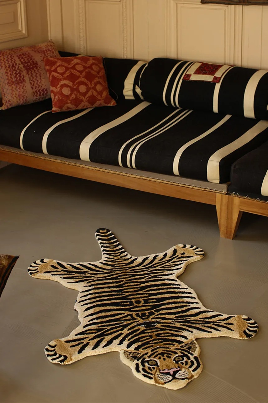 Μάλλινο χαλί Doing Goods Drowsy Tiger 150 x 90 x 2 cm φωτογραφία