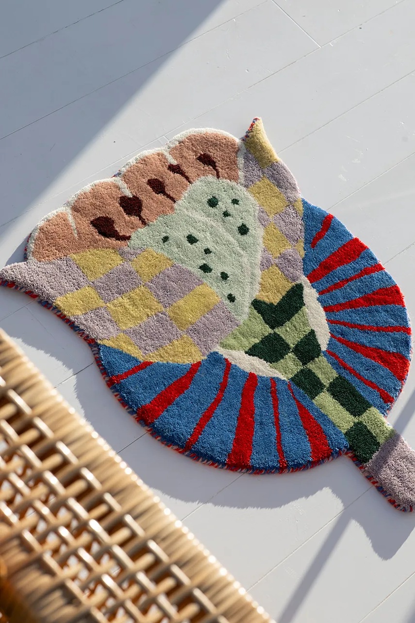 Μάλλινο χαλί Bongusta Potpourri 60 x 75 cm χρώμα: πολύχρωμο φωτογραφία