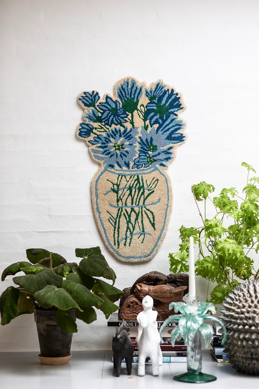 Vlněný kobereček Bongusta Daisy 50 x 78 cm