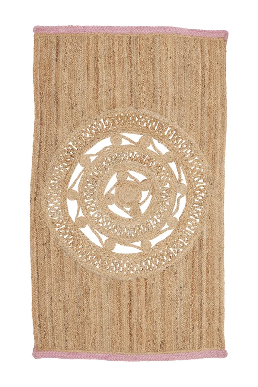 Rice Rice χαλί δαπέδου από λινάτσας 90 x 150 cm