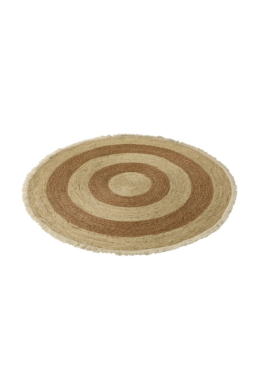 E-shop J-Line koberec dekorační z textilního materiálu 120 x 120 x 1 cm