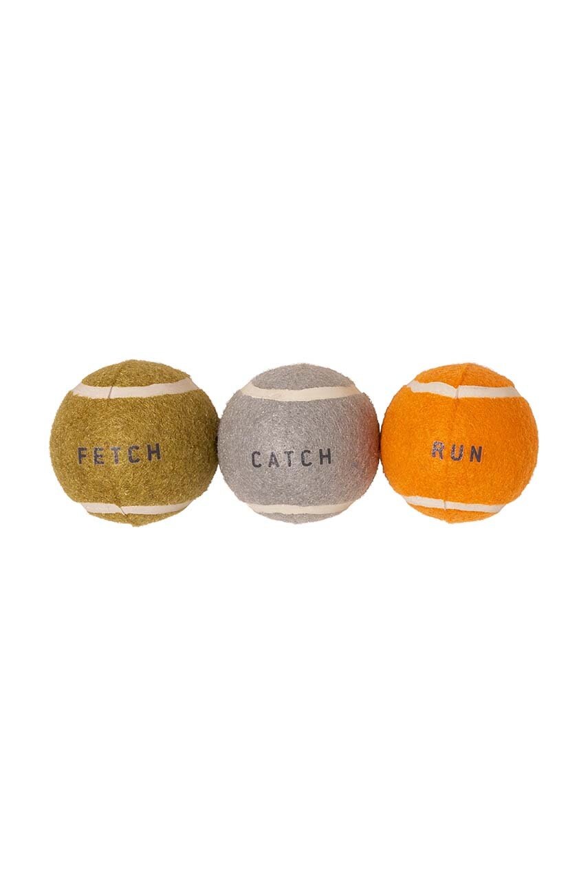 

Комплект топки за куче Field + Wander Fetch Balls (3 броя), Многоцветен
