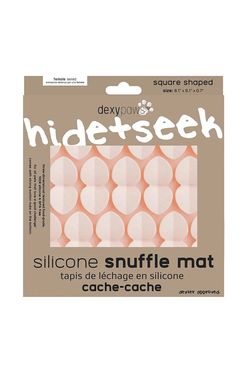 Коврик для обнюхивания для домашнего питомца Dexypaws Blush Pink Silicone Snuffle Mat Коврик для обнюхивания для домашнего питомца Dexypaws Blush Pink Silicone Snuffle Mat