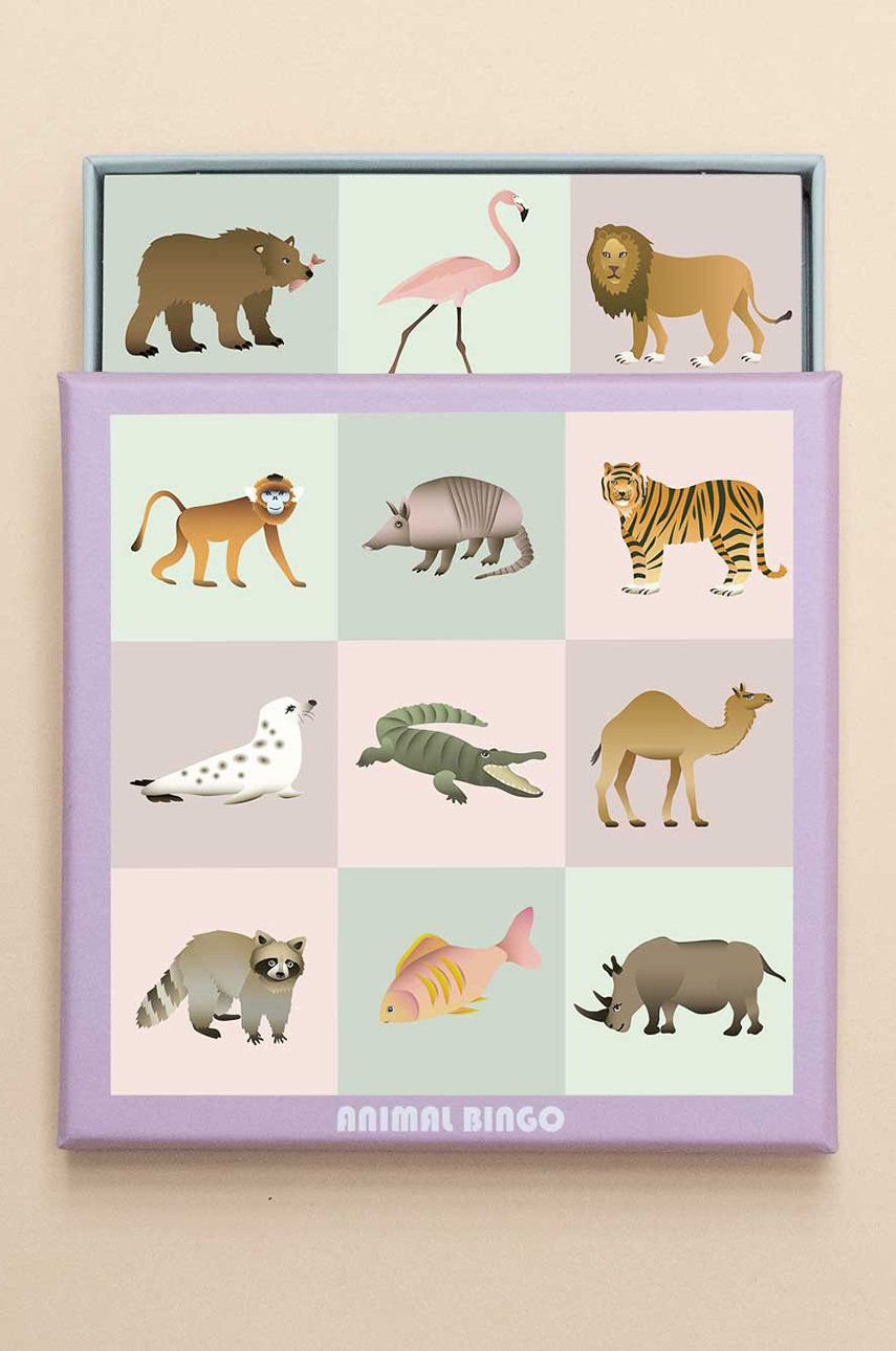 Vissevasse hra pro děti Animal Bingo - vícebarevná -  Papír