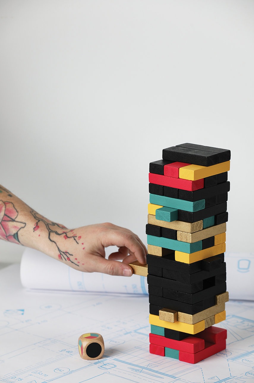 Gentelmen's Hardware παιχνίδι Wooden Tumbling Blocks φωτογραφία