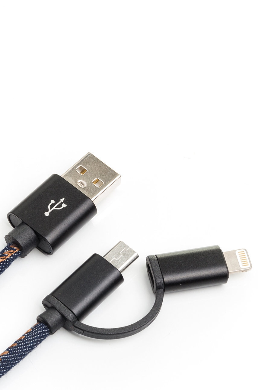 Luckies of London cablu de încărcare USB Denim