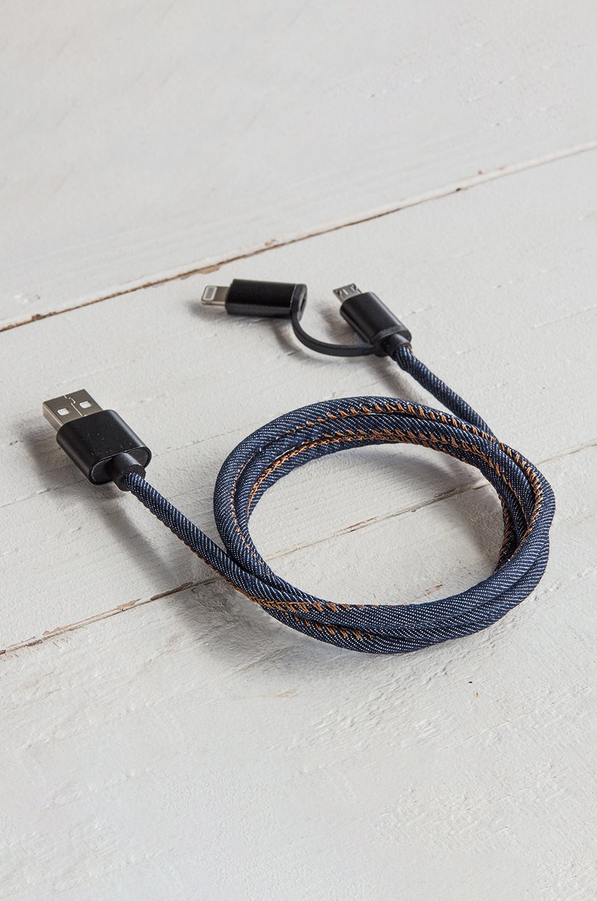 

Luckies of London Зарядний USB кабель Denim