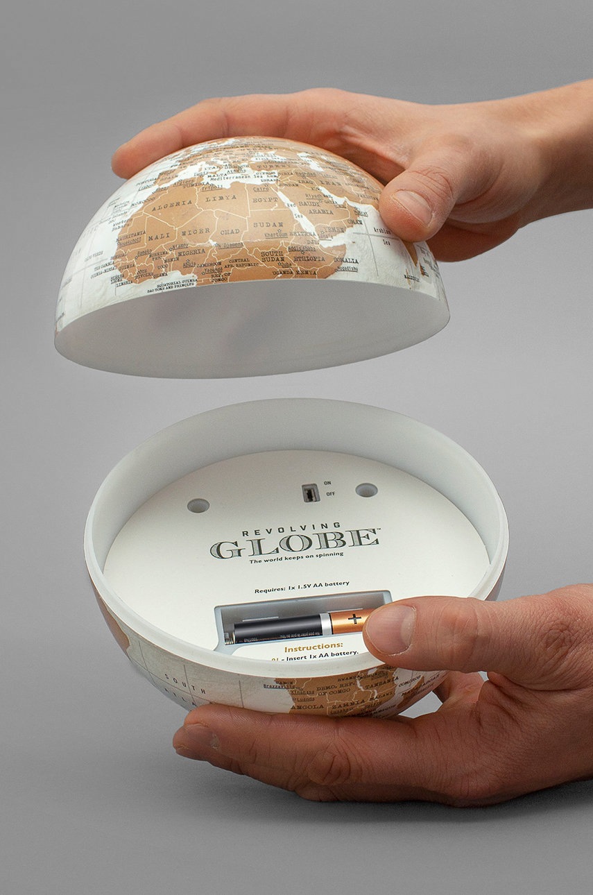 Luckies of London Φωτισμένη σφαίρα Revolving Globe φωτογραφία