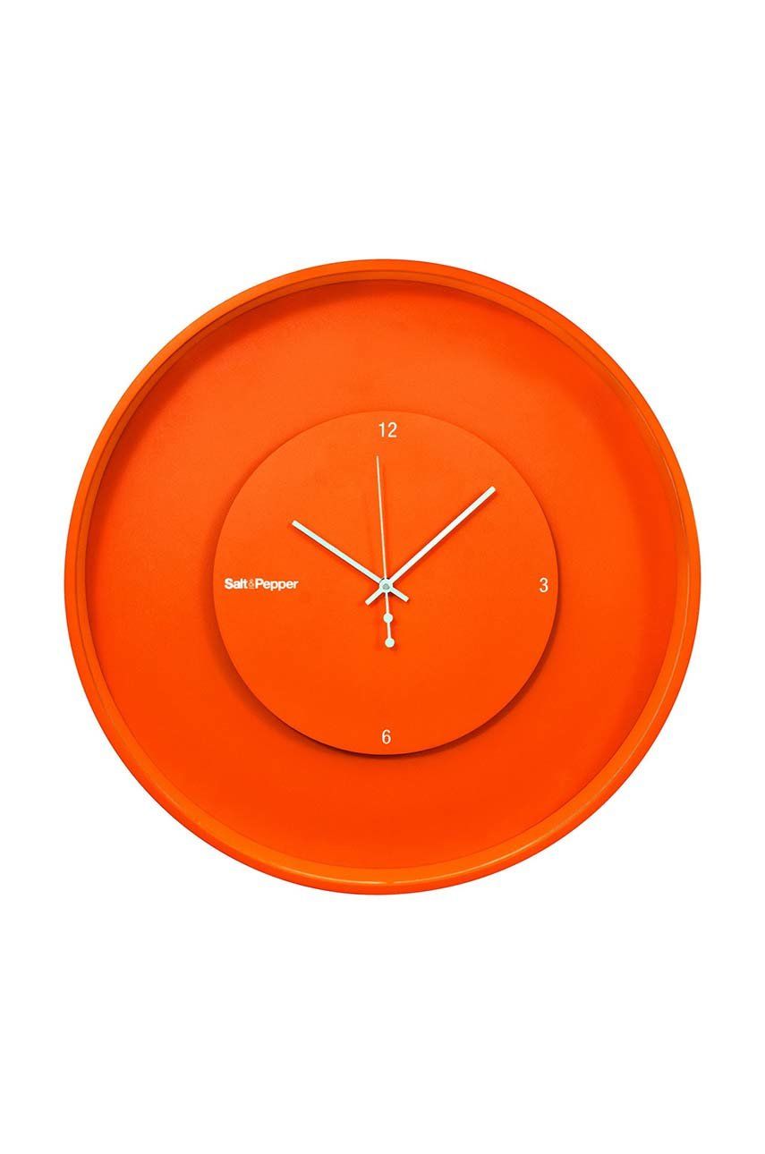 Nástěnné hodiny S|P Collection zone - oranžová -  MDF deska
