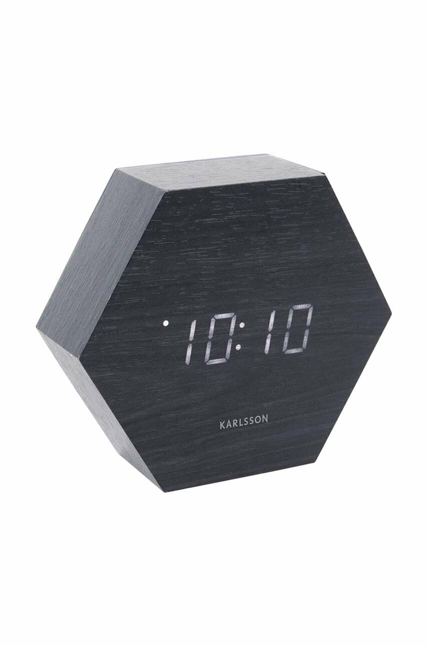 Karlsson ceas cu alarmă LED Hexagon alarmă imagine 2022 crono24.ro