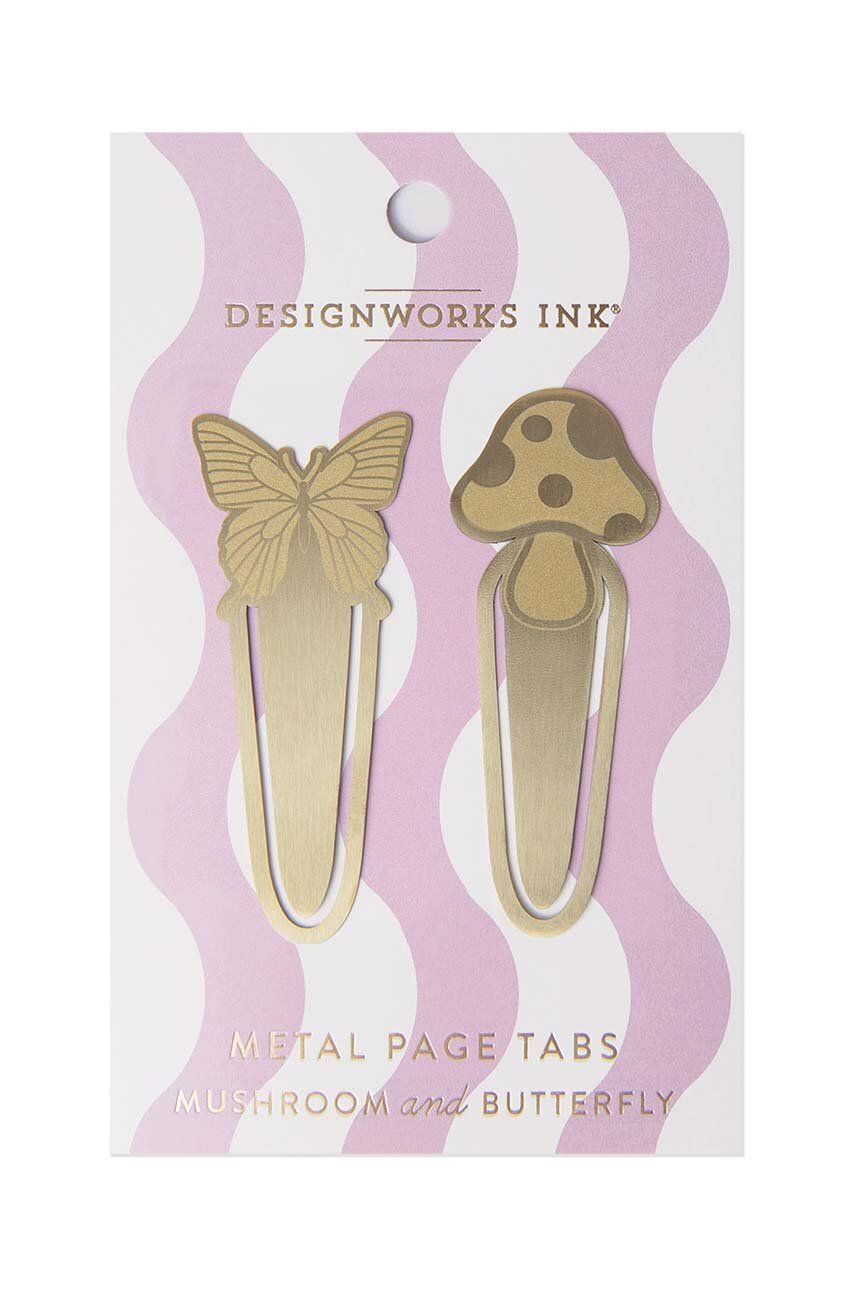 Designworks Ink filă la cărți Mushrooms + Butterfly 2-pack