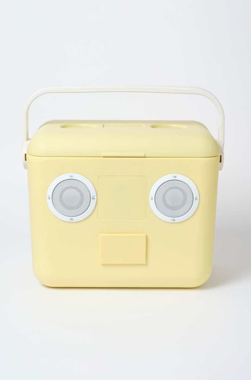 Chladící box s reproduktorem SunnyLife Beach Sounds - žlutá -  Umělá hmota