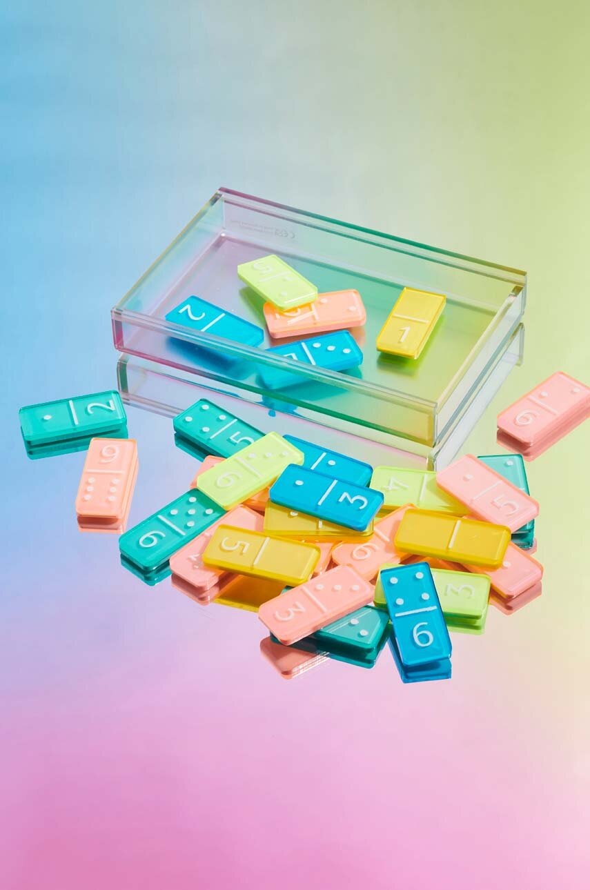 Παιχνίδι ντόμινο SunnyLife Lucite Dominoes Aurora φωτογραφία