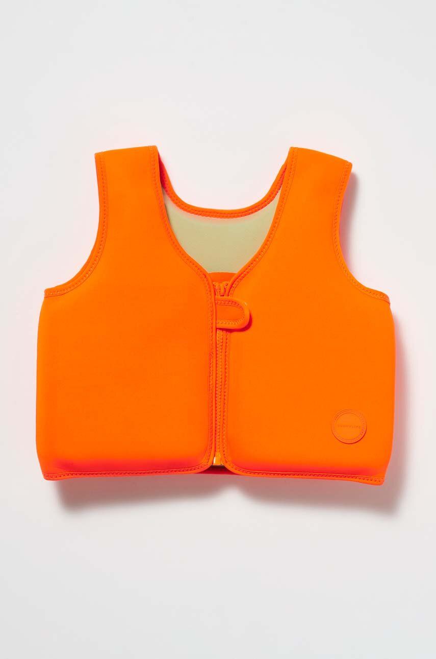 Dětská plavecká vesta SunnyLife Sonny the Sea Creature - oranžová -  Umělá hmota