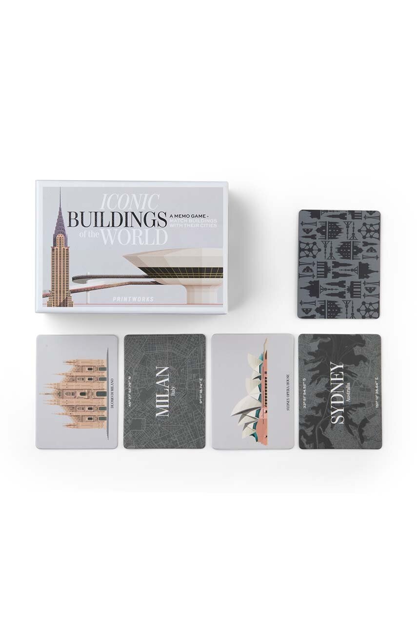 Παιχνίδι με κάρτες Printworks Memory Famous Buildings φωτογραφία