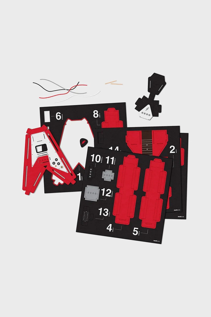 Diy κιτ - κιθάρα Luckies of London Build Your Own Guitar χρώμα: πολύχρωμο, 0 φωτογραφία