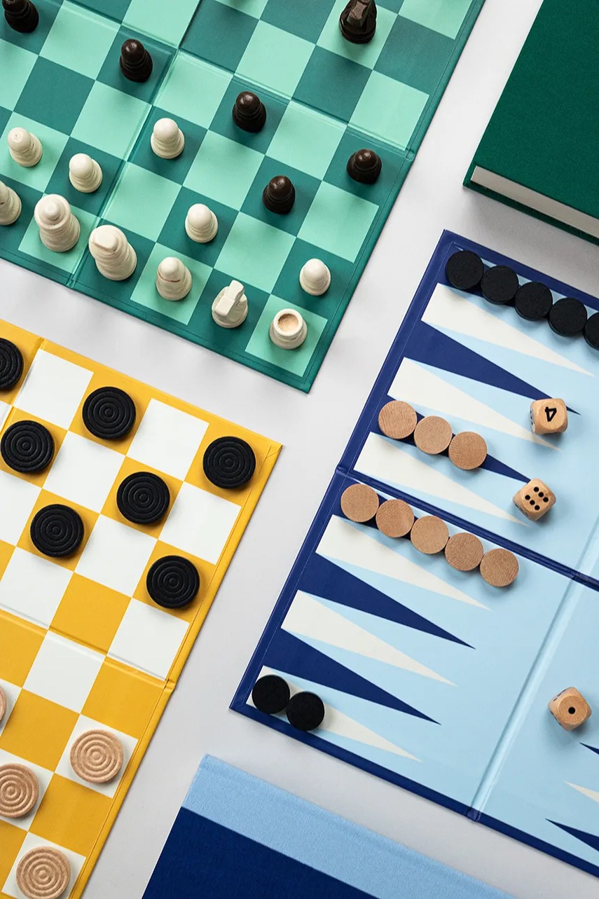 Ντάμα Luckies of London Coffee Table Book Games χρώμα: πολύχρωμο φωτογραφία