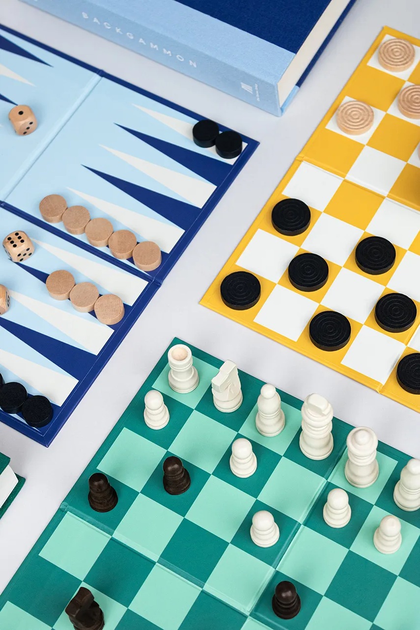 Ντάμα Luckies of London Coffee Table Book Games χρώμα: πολύχρωμο φωτογραφία