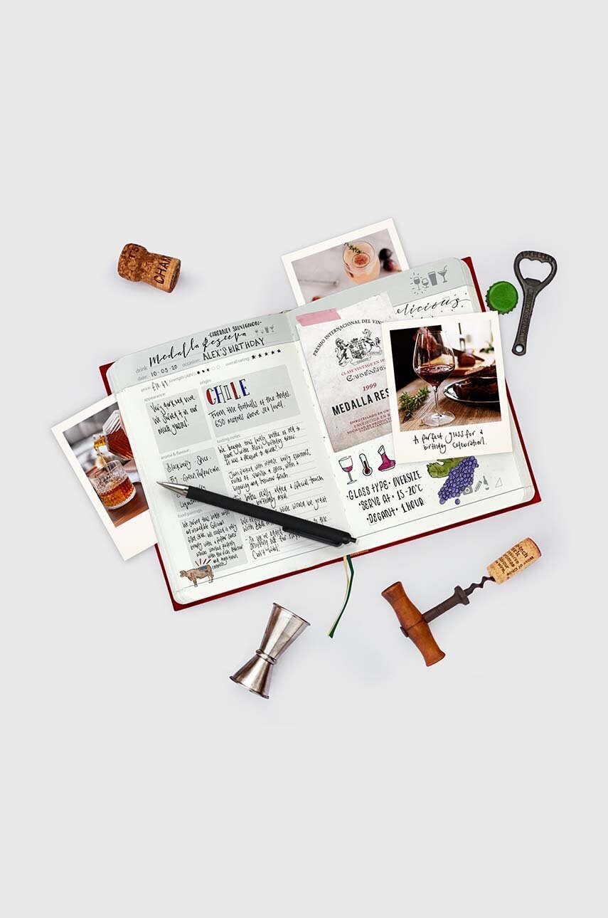 Μπλοκ σημειώσεων Luckies of London My Drinks Journal φωτογραφία