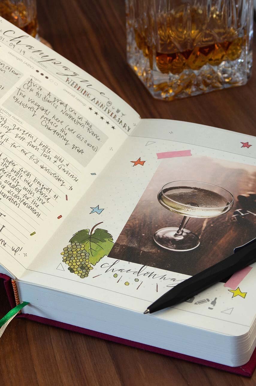 Μπλοκ σημειώσεων Luckies of London My Drinks Journal φωτογραφία