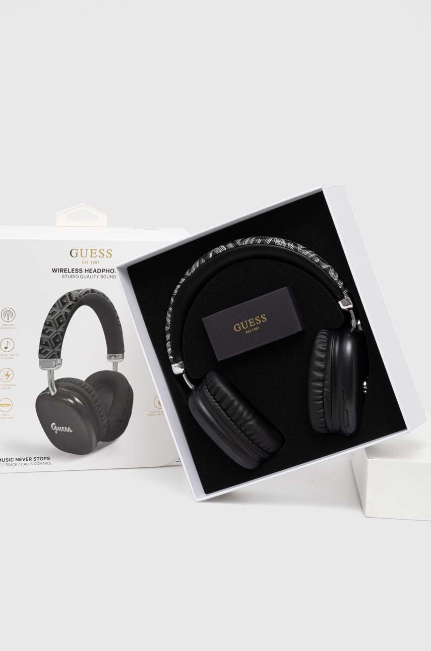Ασύρματα ακουστικά Guess Bluetooth Gcube Metallic Script Logo φωτογραφία