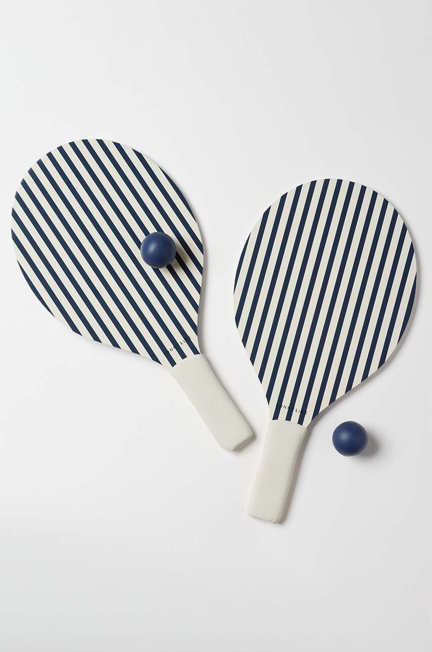 SunnyLife set de palete și mingi de plajă Coastal Blue