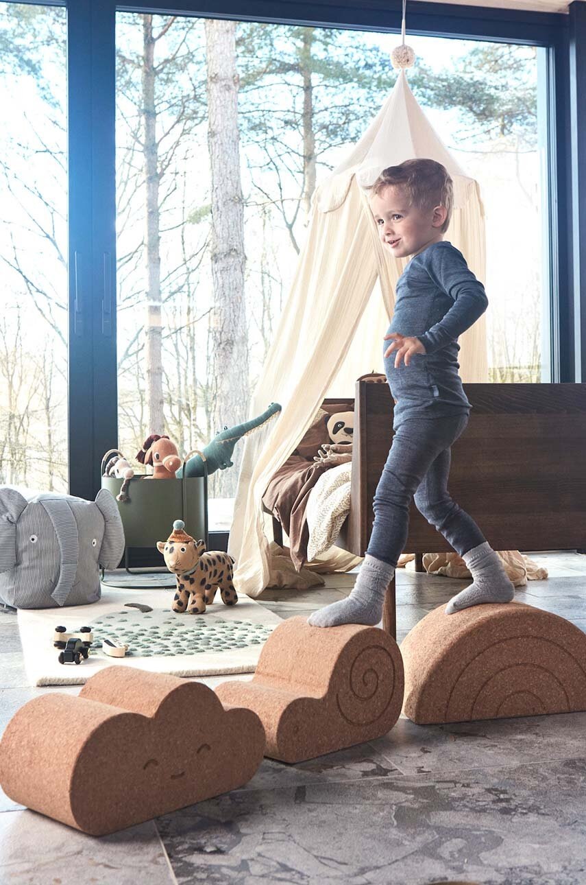 Σκαμπό OYOY Cork Sally Snail φωτογραφία