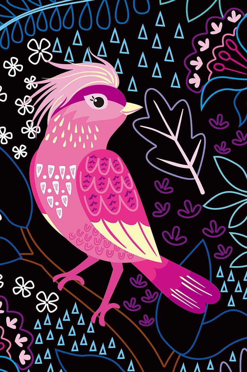 Sada DIY – svítící krabička Graine Creative Scratch Art Light Box Fairy