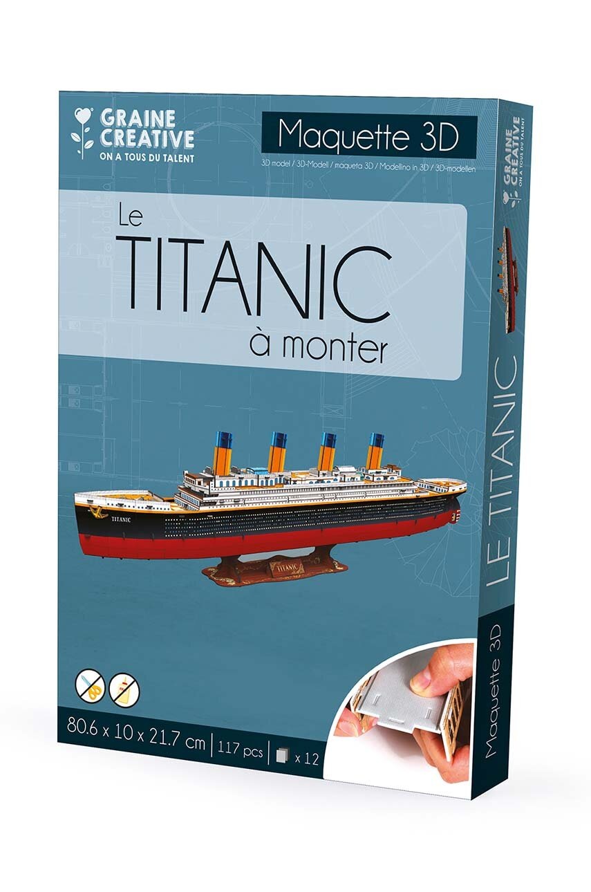 Graine Creative puzzle 3d Creative Seed Titanic 111 elemetów