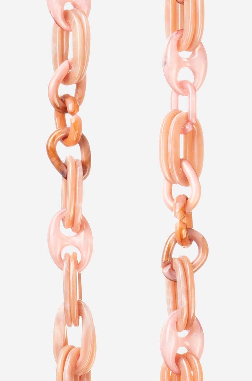 Αλυσίδα τηλεφώνου LaCoqueFrançaise Ambre Rose 120 cm φωτογραφία