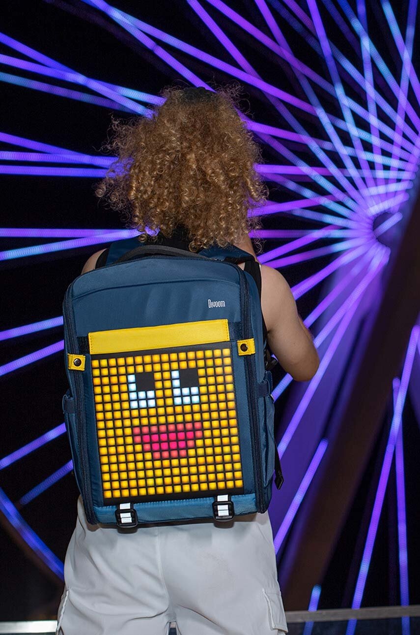 Σακίδιο πλάτης με οθόνη pixel art Reset Club Divoom Backpack S φωτογραφία