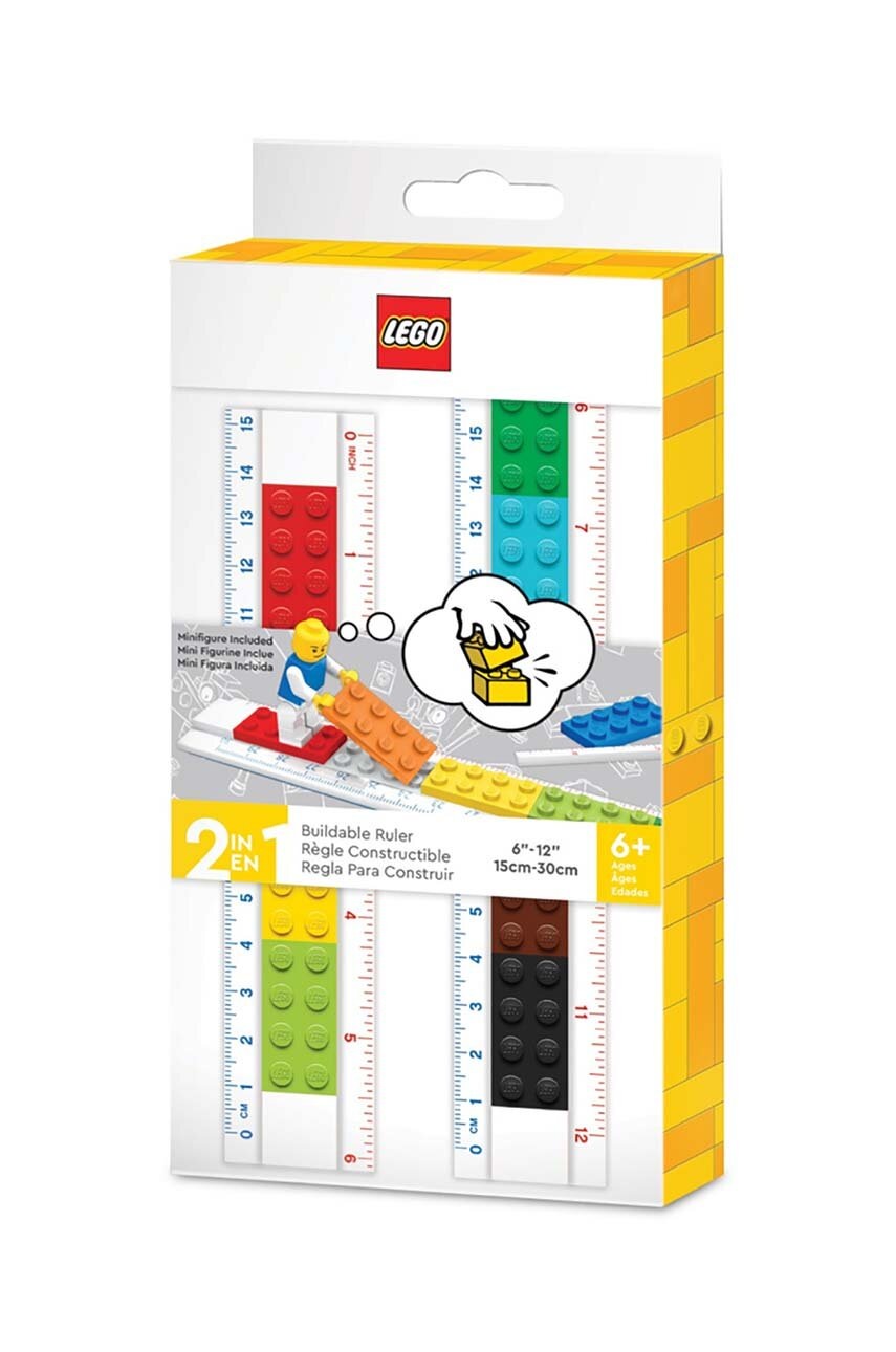 Lego riglă din blocuri