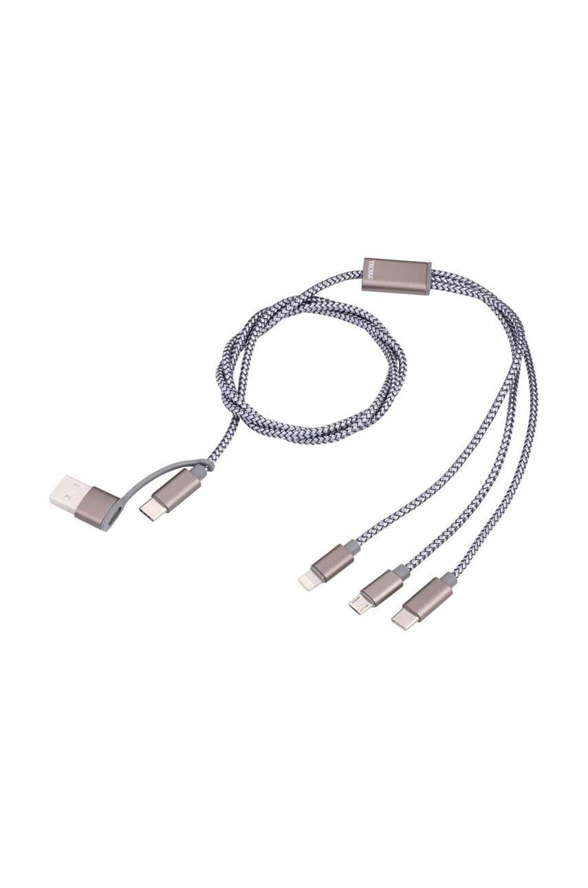 TROIKA cablu de incarcare Dreizack 3 w 1 TROIKA cablu de incarcare Dreizack 3 w 1