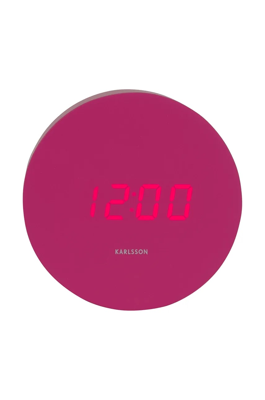Karlsson ceas cu alarmă Spry Round LED