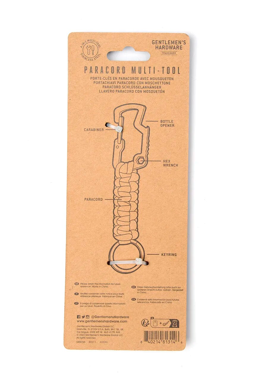 Gentlemen's Hardware multitool Papacord termék 2. képe