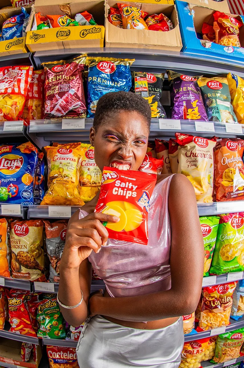 Κάλτσες Eat My Socks Salty Chips φωτογραφία