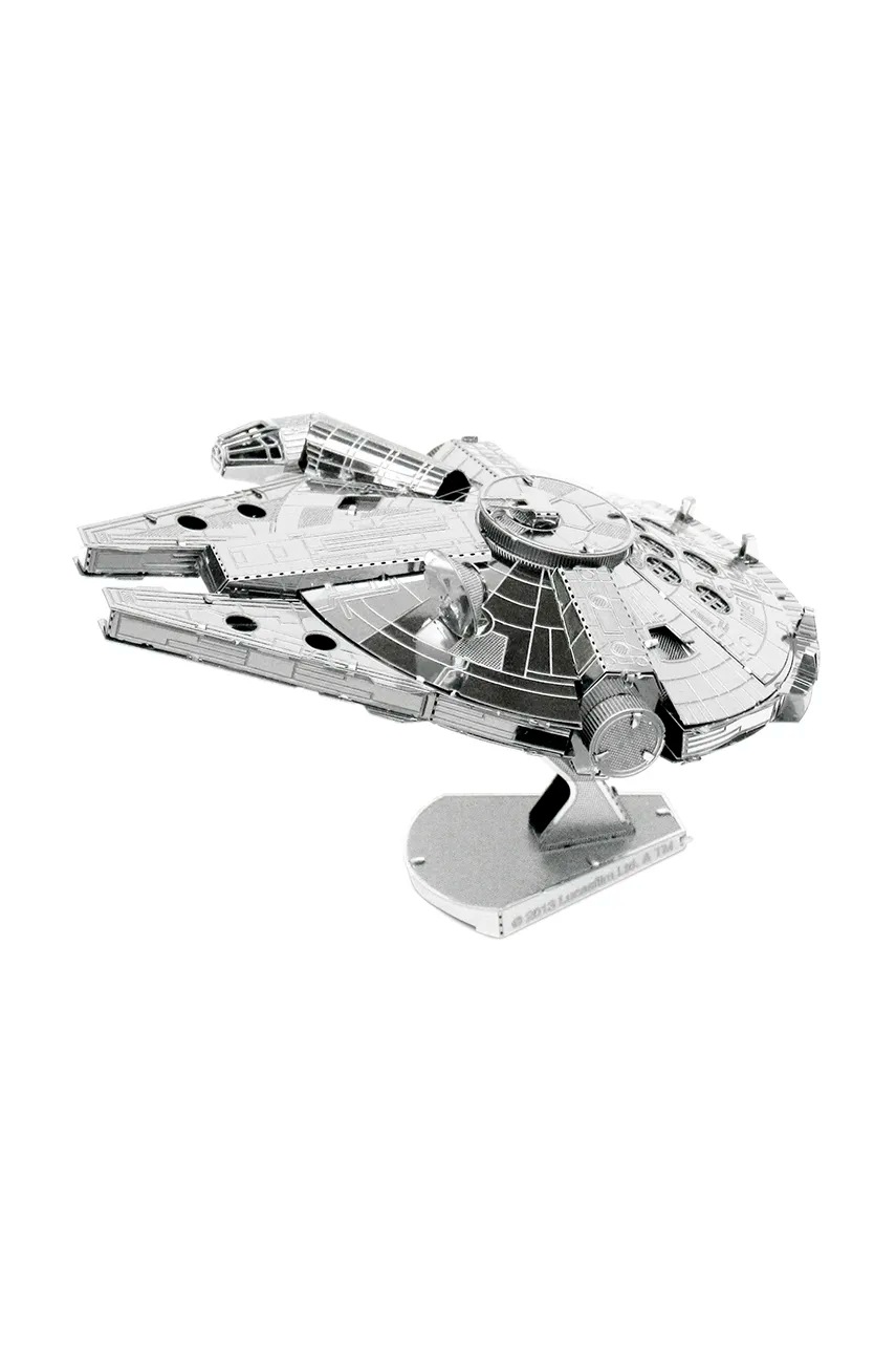 

Комплект diy миниатюрен космически кораб Metal Earth Star Wars Millenium Falcon Maquet, Сив