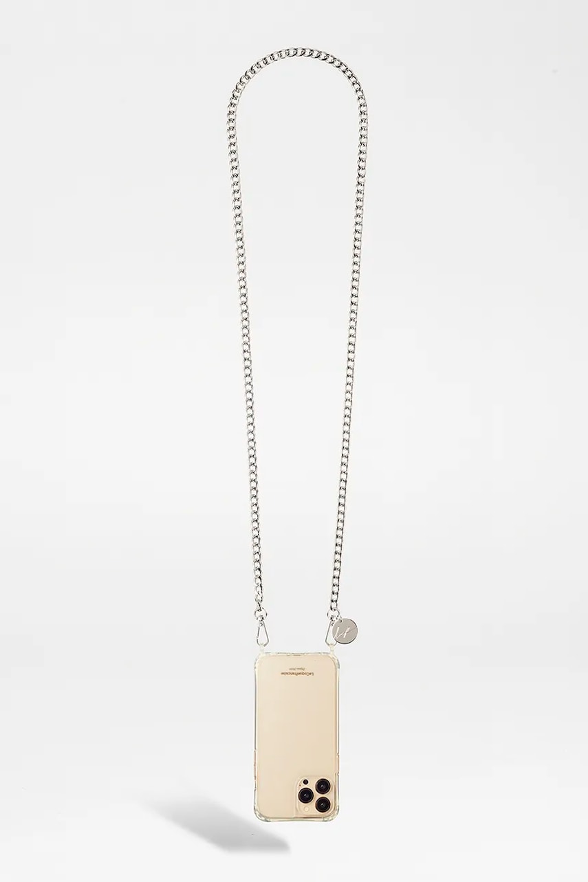 LaCoqueFrançaise lanț pentru telefon Sona 120 cm culoarea gri