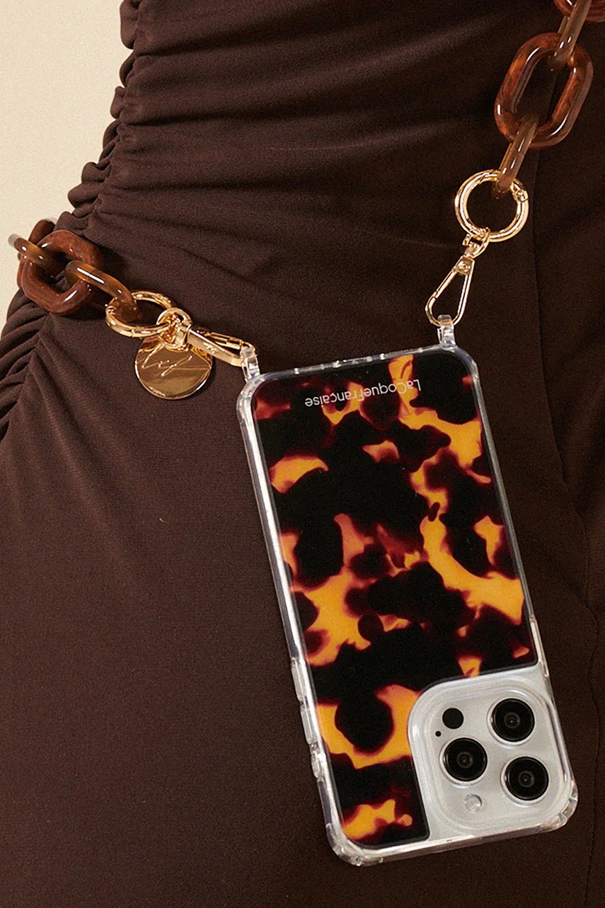 Αλυσίδα τηλεφώνου LaCoqueFrançaise Milena 120 cm χρώμα: πολύχρωμο φωτογραφία