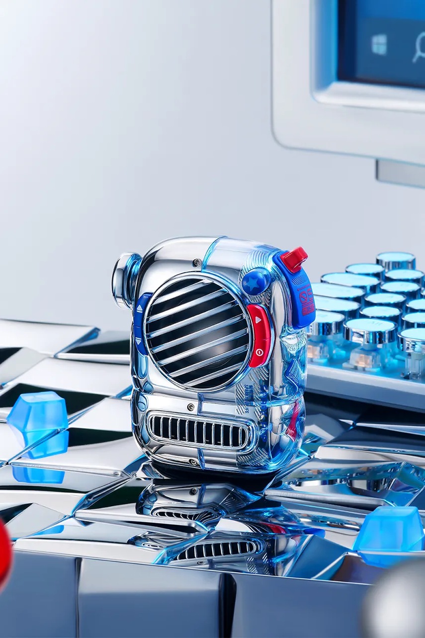 Ασύρματο ηχείο Divoom Sparkpop χρώμα: πολύχρωμο φωτογραφία