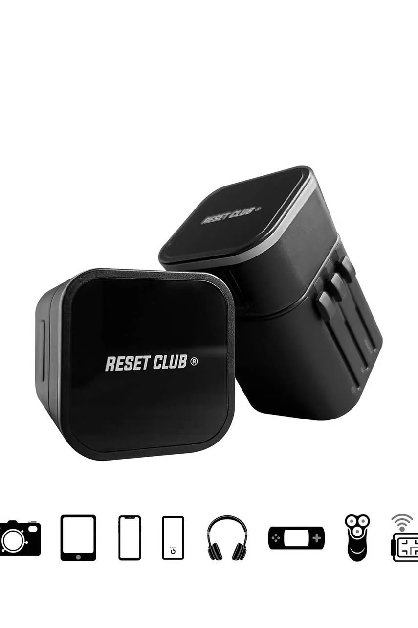 Reset Club Universal αντάπτορας ταξιδιού χρώμα: πολύχρωμο φωτογραφία