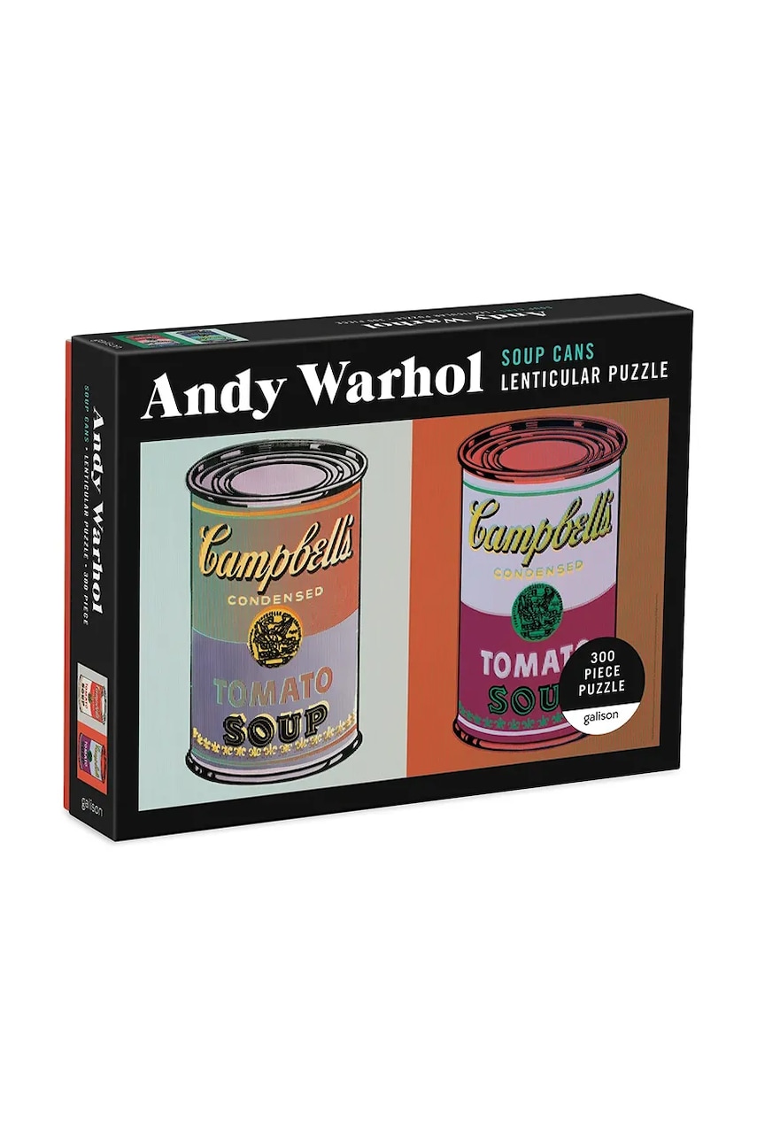 Galison puzzle Andy Warhol Soup Cans 300 elementów Galison puzzle Andy Warhol Soup Cans 300 elementów