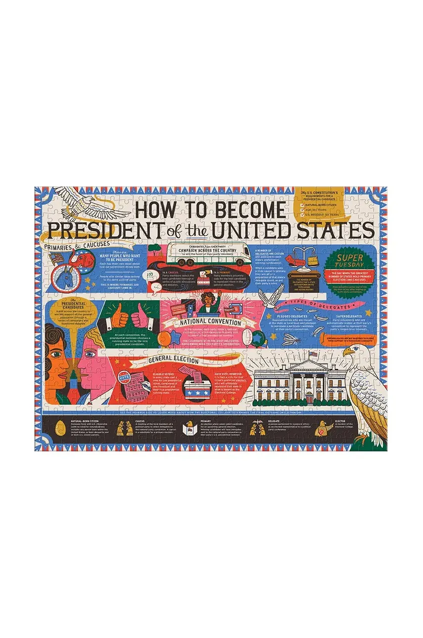 Puzzle Galison How To Become President Of The United States 500 Elementów