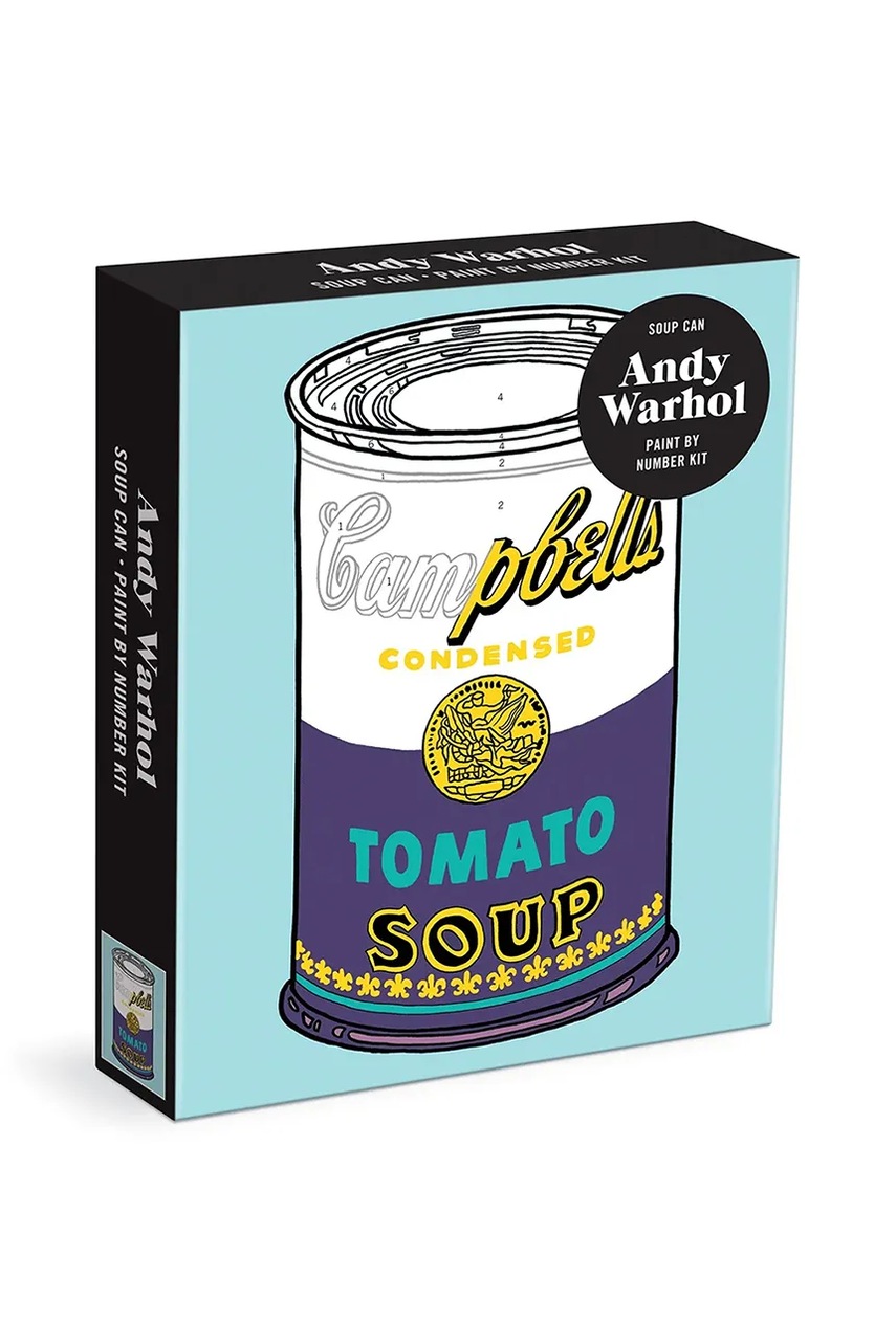 Galison kit de pictură cu numere Andy Warhol Soup Can