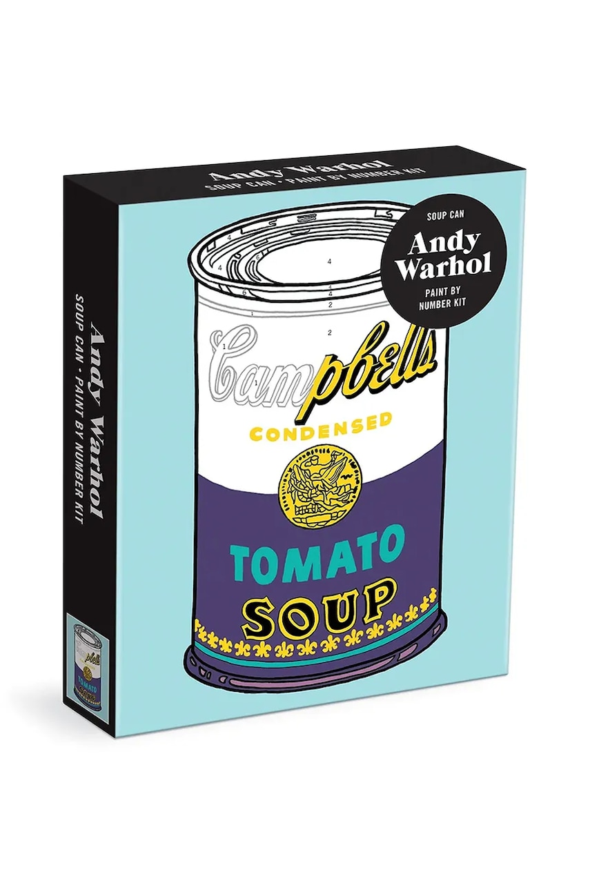 Galison kit de pictură cu numere Andy Warhol Soup Can Galison kit de pictură cu numere Andy Warhol Soup Can