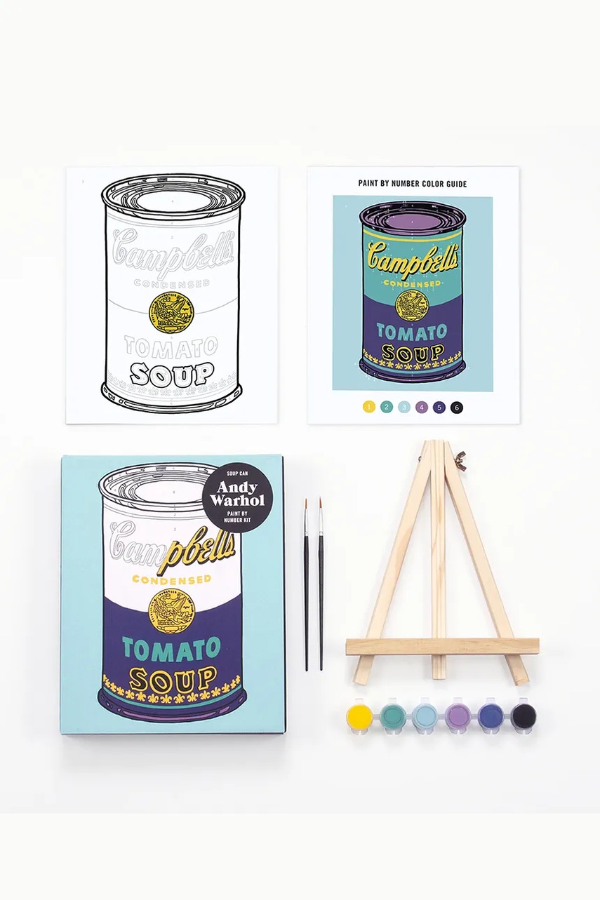 Набор для рисования по номерам Galison Andy Warhol Soup Can Набор для рисования по номерам Galison Andy Warhol Soup Can