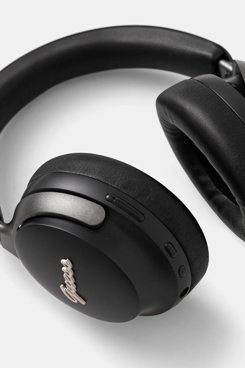 Ασύρματα ακουστικά in-ear Guess Metal Script Logo χρώμα: μαύρο φωτογραφία