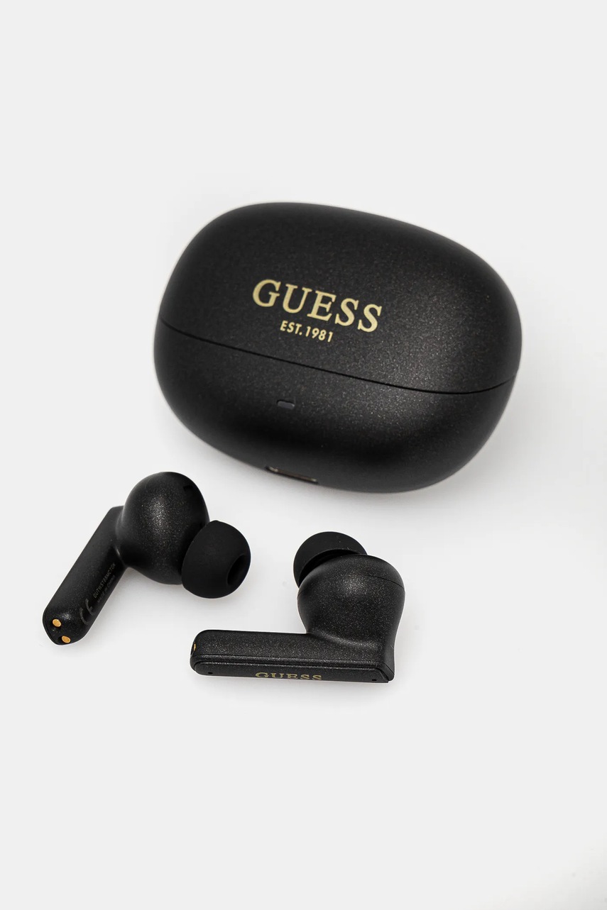 Ασύρματα ακουστικά Guess χρώμα: μαύρο φωτογραφία