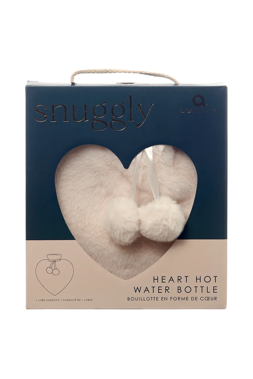 Грелка Aroma Home Cream Faux Fur Heart 1 L Грелка Aroma Home Cream Faux Fur Heart 1 L